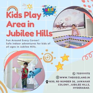 Kids Play Area in Jubilee Hills Hyderabad | The Kidz Land Jubilee Hills