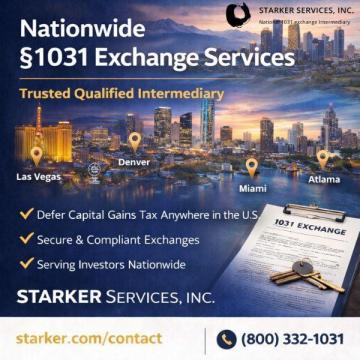 Nationwide §1031 Exchange Services – Trusted Qualified Intermediary | Starker Services, Inc.