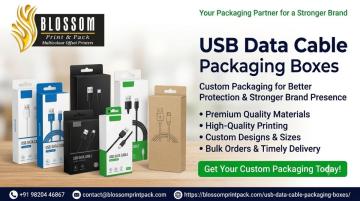 USB Cable Packaging Boxes for Brands and Electronics Businesses