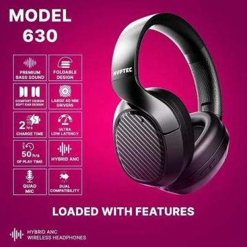 Kyptec LifeStyle® 630 Hybrid ANC Headphones – Powerful 40mm Audio for Music Lovers & Entertainment