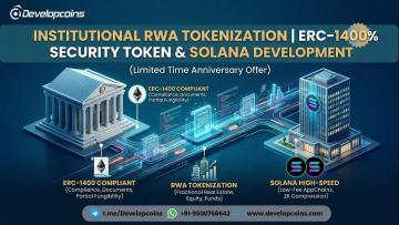 RWA Tokenization | ERC-1400 Security Token & Solana Development | 30% OFF