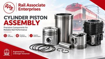 Steel Cap Piston Components for Railway Engines