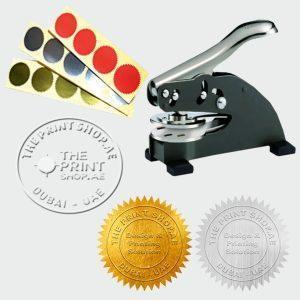 print shop stamp maker Dubai