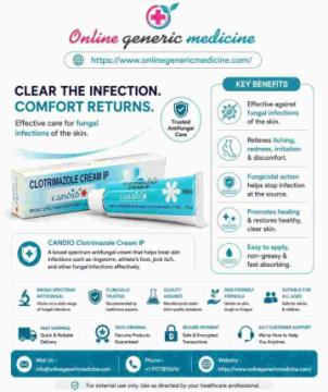 Candid Cream – Uses, Ingredients & Skin Care Information | OnlineGenericMedicine.com