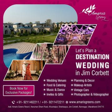 Destination Wedding Venues in Jim Corbett | Amaris Greens Resort