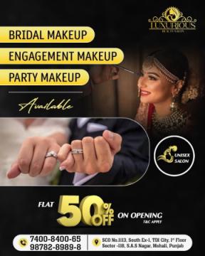 Luxurious Beauty Salon - Best Salon Services in Mohali