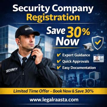 Security Company Registration | Save 30% Now