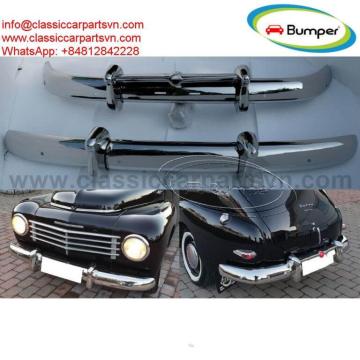 Volvo PV ) bumpers with bullhorns overriders by stainless steel