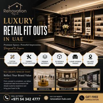 Luxury Retail Interior Fit Out Services in UAE
