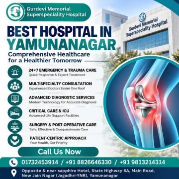 Best Hospital in Yamunanagar- Gurdevi Memorial SuperSpeciality Hospital