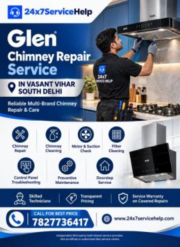 Professional Kitchen Chimney Care with Glen Chimney Repair Service in Vasant Vihar South Delhi