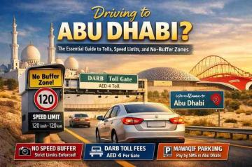 Driving to Abu Dhabi? The Essential Guide to Tolls, Speed Limits, and No-Buffer Zones