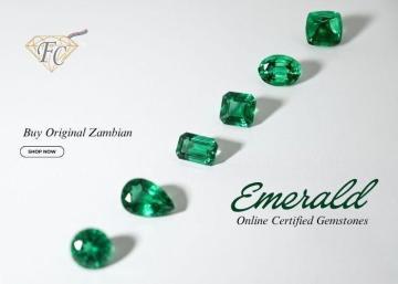 Buy Original Zambian Emerald Online | Certified Gemstones