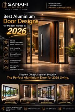 Best Aluminium Door Designs for Modern Homes in 2026