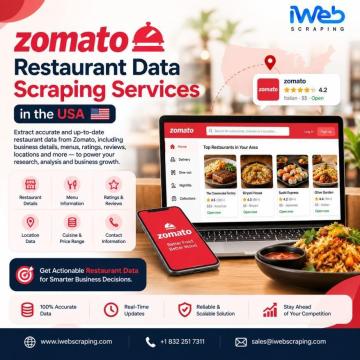 Zomato Restaurant Data Scraping Services in the USA