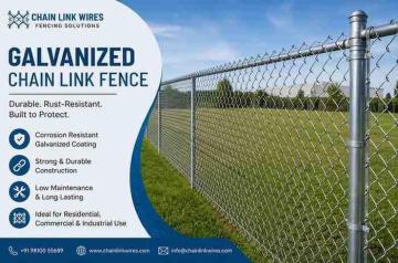 Galvanized Chain Link Fence – Reliable Steel Fencing for Long-Term Security