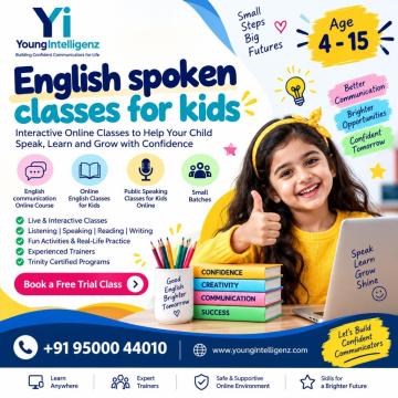 Live Online English Communication Classes for Kids