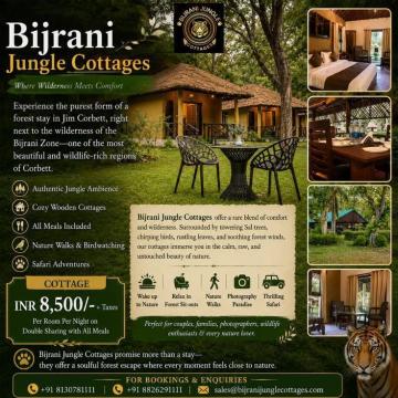 Safari Stay Near Bijrani Zone | Jungle Cottages