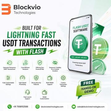 Built for lightning fast USDT transactions with flash