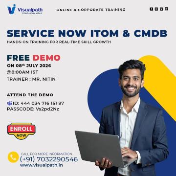 ServiceNow ITOM & CMDB Online Training | FREE Demo Enroll Now