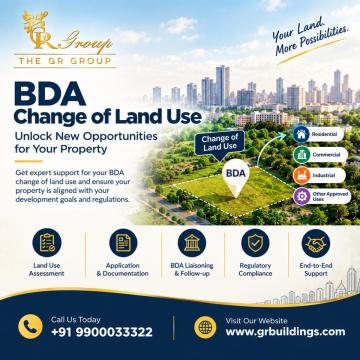 BDA change of land use in bangalore