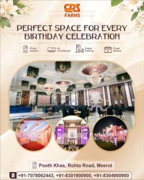 Birthday Party Hall in Meerut