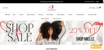 25% OFF + Free Shipping on Supreme Beauty