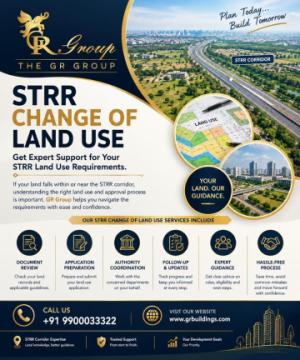 STRR change of land use in Bangalore