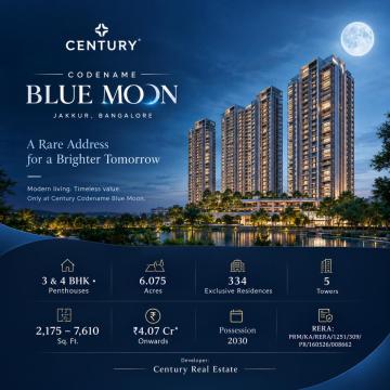 Century Codename Blue Moon RERA Status, Registration & Project Updates