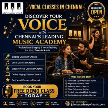 Singing Classes in Chennai – Learn from Expert Vocal Trainers