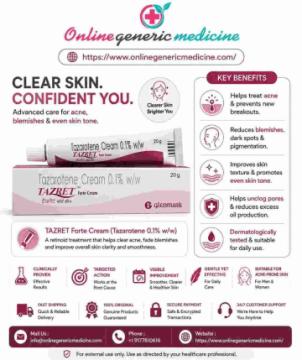 Tazret Forte Cream – Uses and Product Information | OnlineGenericMedicine.com