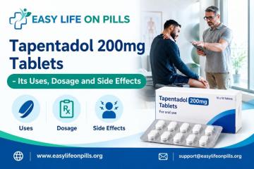 Tapentadol 200mg Tablets - Its Uses, Dosage and Side Effects