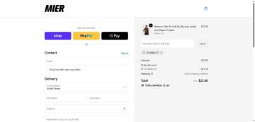 30% OFF Any Order on Mier Sports