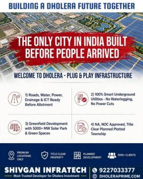 Prime Location Plots Near Dholera Airport