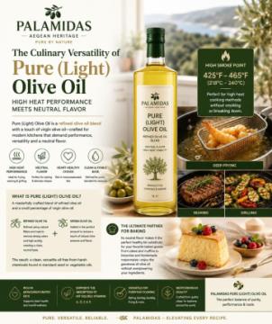 The Culinary Versatility of Pure (Light) Olive Oil - High Heat Performance Meets Neutral Flavor