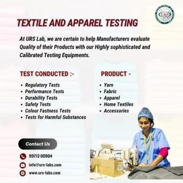 Textiles and Garments Product Testing Lab in Noida