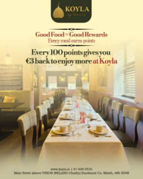 Top Restaurants in Meath, Ireland | Koyla Indian Restaurant