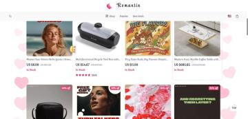 10% OFF Any Order on Romantin