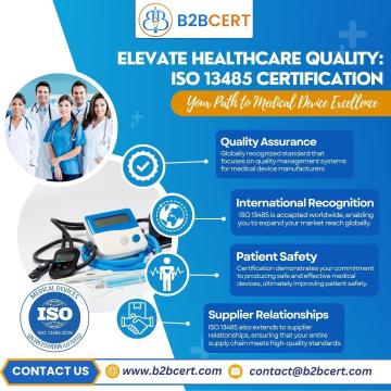 ISO 13485 Certification Services in Chennai | Medical Device Quality Management Consultant | B2BCERT