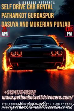Self Drive Car Rental Pathankot Gurdaspur Dasuya And Mukerian Punjab