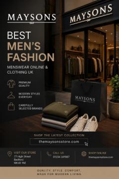 The Maysons Store | Premium Menswear Online & Bedford