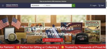 10% OFF Your Purchase on Proud Patriots