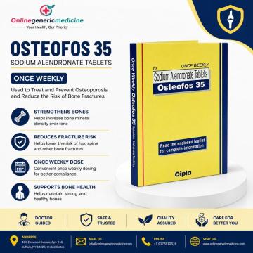 Osteofos (Alendronate) Tablet: Uses & Bone Health | Online Generic Medicine