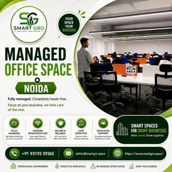 What are the benefits of using a managed office space for businesses?