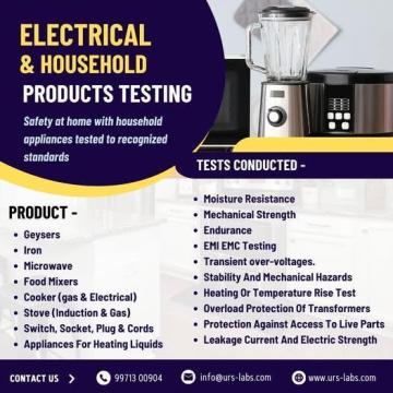 Electrical Household Products Testing Lab in Ghaziabad
