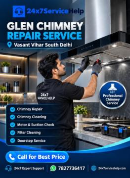Professional Kitchen Care with Glen Chimney Repair Service in Vasant Vihar South Delhi