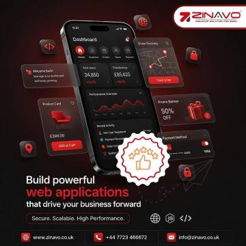 Web Application Development Company in London UK | Zinavo
