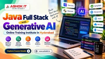 Best Full Stack Java with Generative AI Online Training Institute in Hyderabad