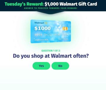 Walmart Gift Card Reward Looking for a simple way to explore a Wa