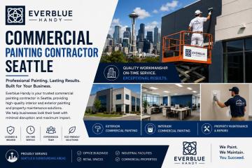 Commercial Painting Contractor Seattle | Expert Painting Solutions by Everblue Handy